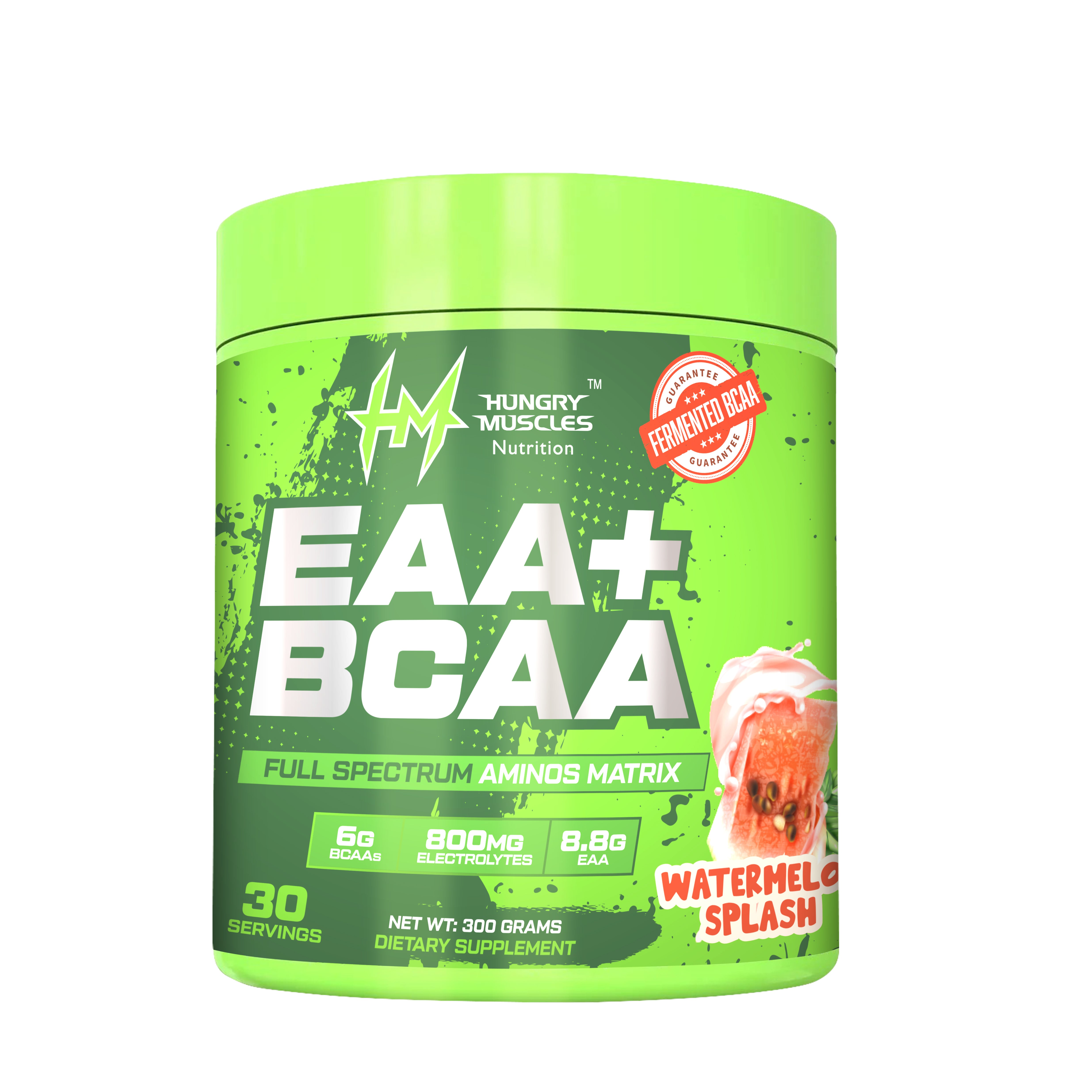Hungry Muscles EAA + BCAA – Watermelon Splash (300g, 30 Servings)