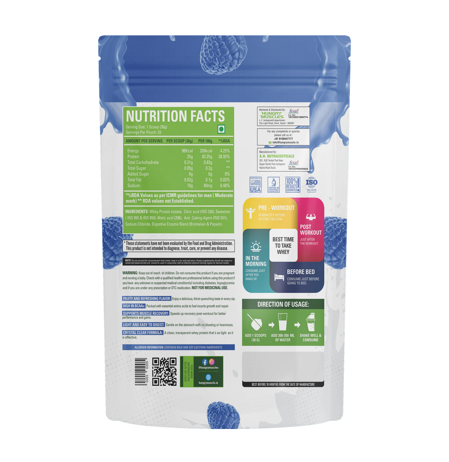 Hungry Muscles Clear Whey