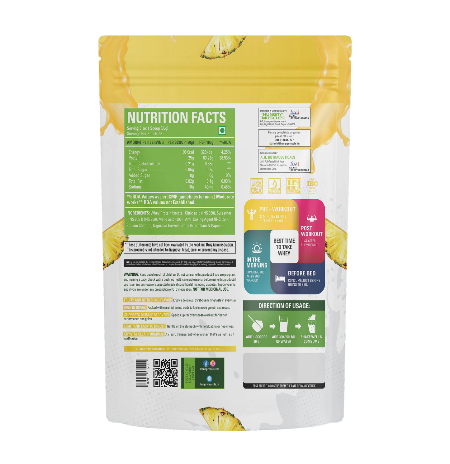 Hungry Muscles Clear Whey