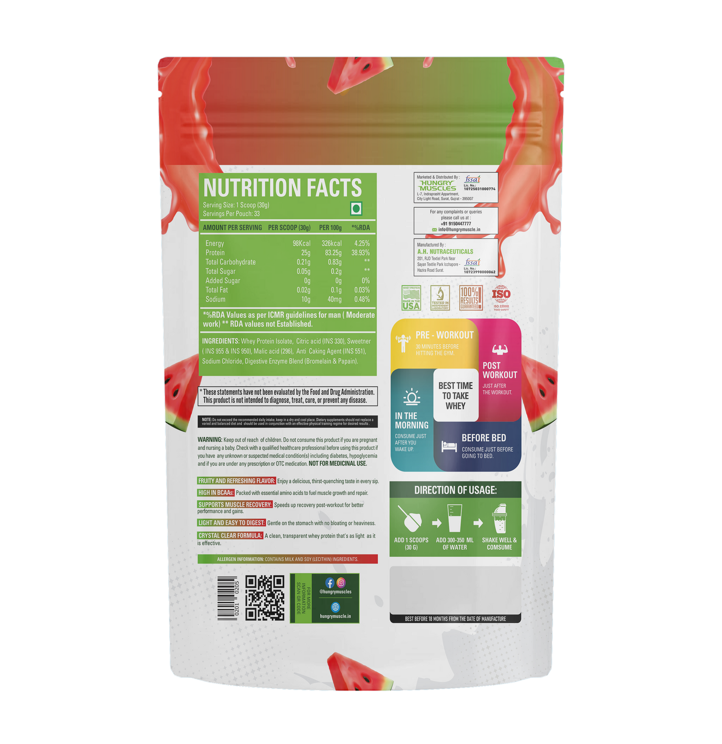 Hungry Muscles Clear Whey