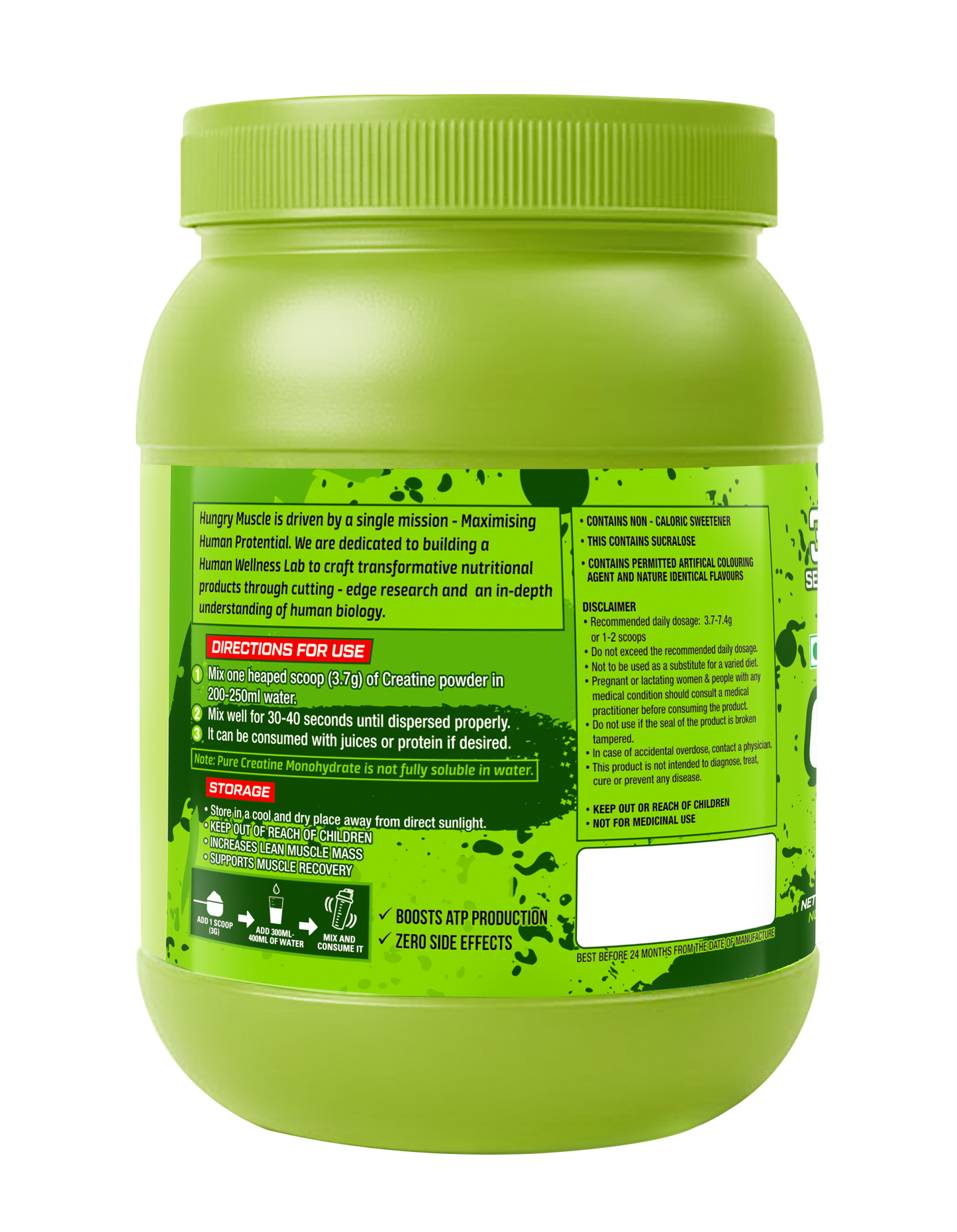 Hungry Muscles Micronised Creatine Monohydrate