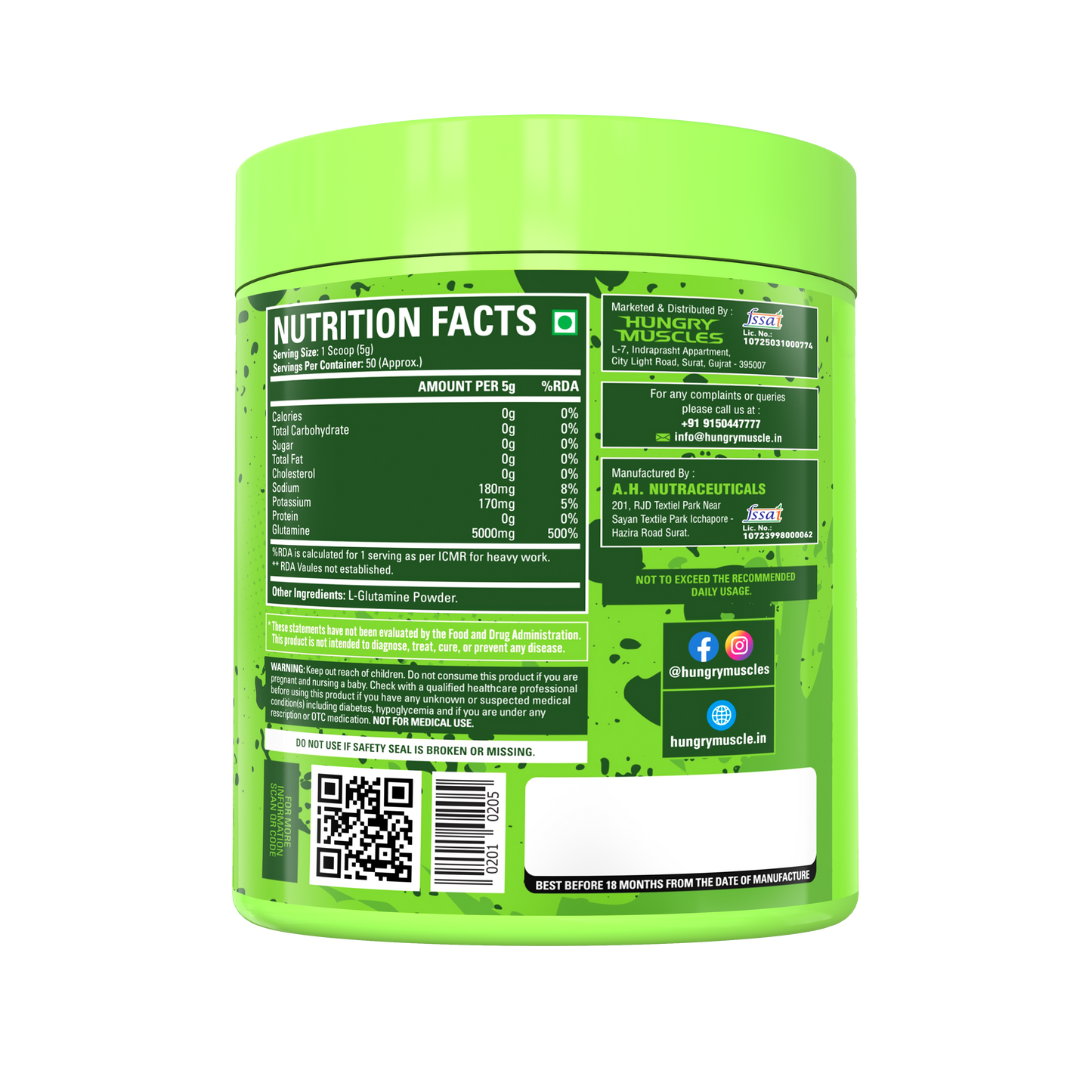 Hungry Muscles Glutamine