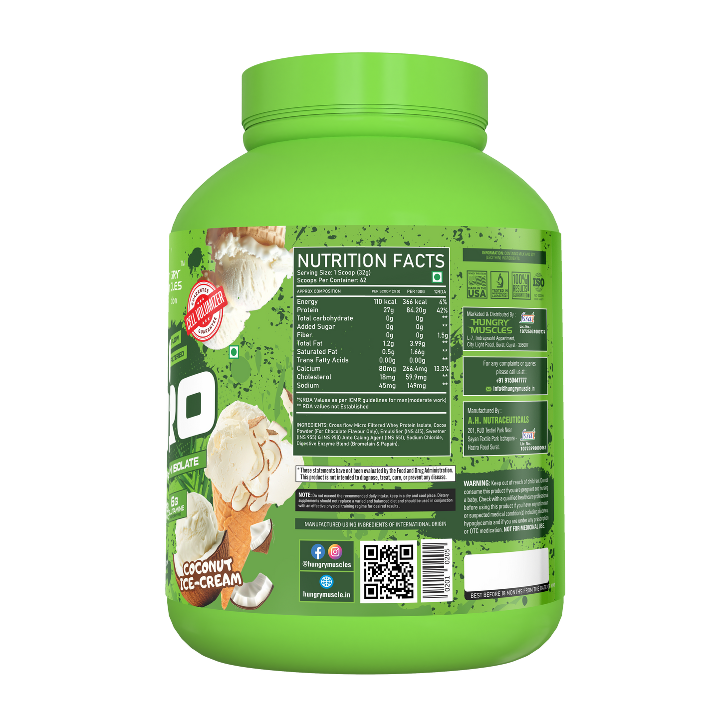 Hungry Muscles Iso Zero