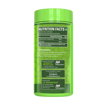 Hungry Muscles L-Arginine + L-Citrulline