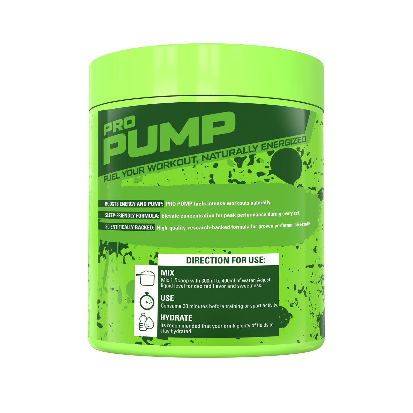 Hungry Muscles Pro-Pump Steem Free