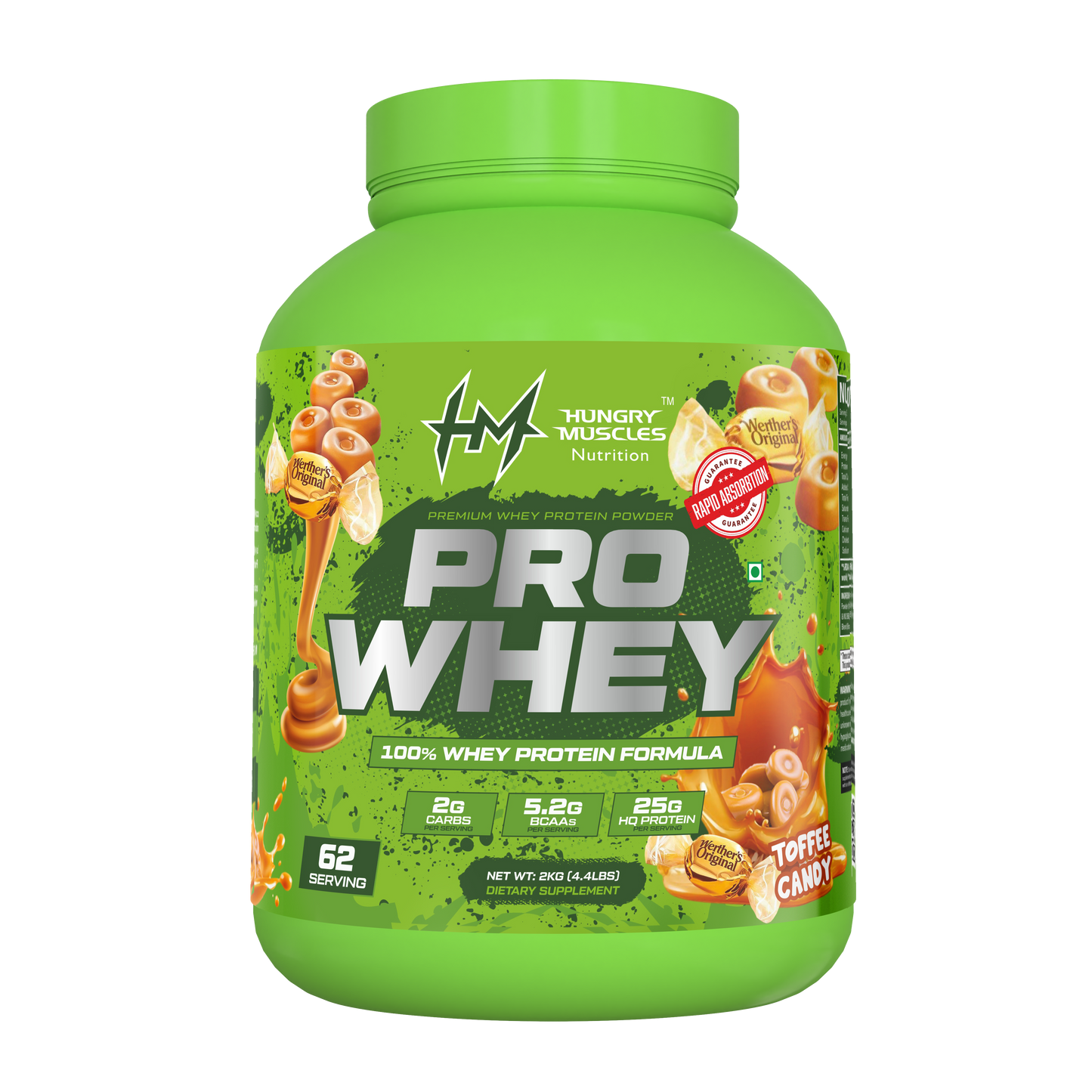 Hungry Muscles Pro Whey 2kg + Creatine 250g Combo – Special Sale @ ₹5990