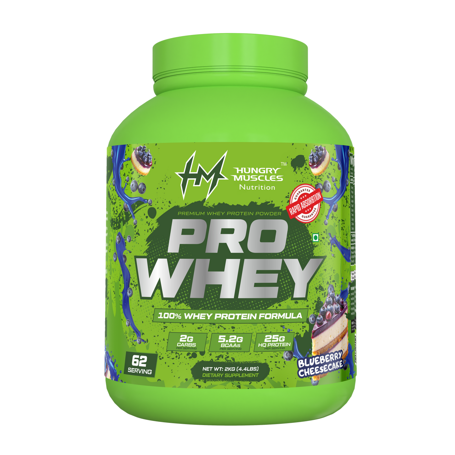 Hungry Muscles Pro Whey 2kg + Creatine 250g Combo – Special Sale @ ₹5990
