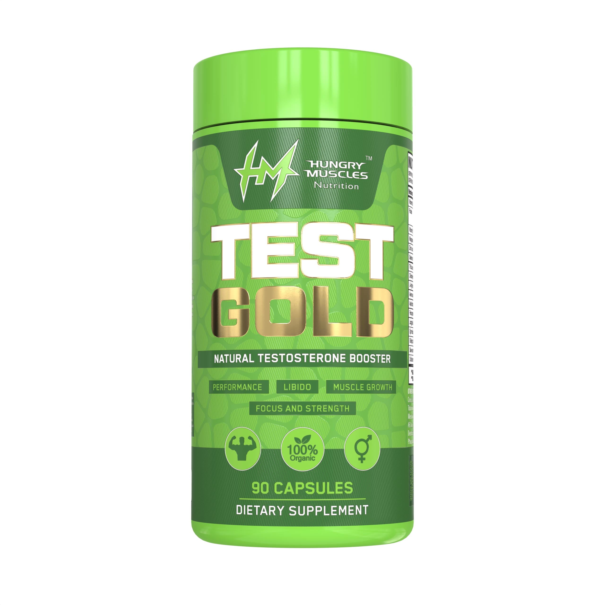 Hungry Muscle Test Gold 90 Capsules