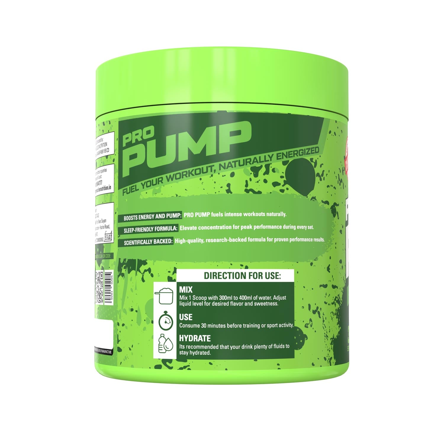 Hungry Muscles Pro Pump Caffeine Free 30 Serving Wild Grapes (300 Grams)