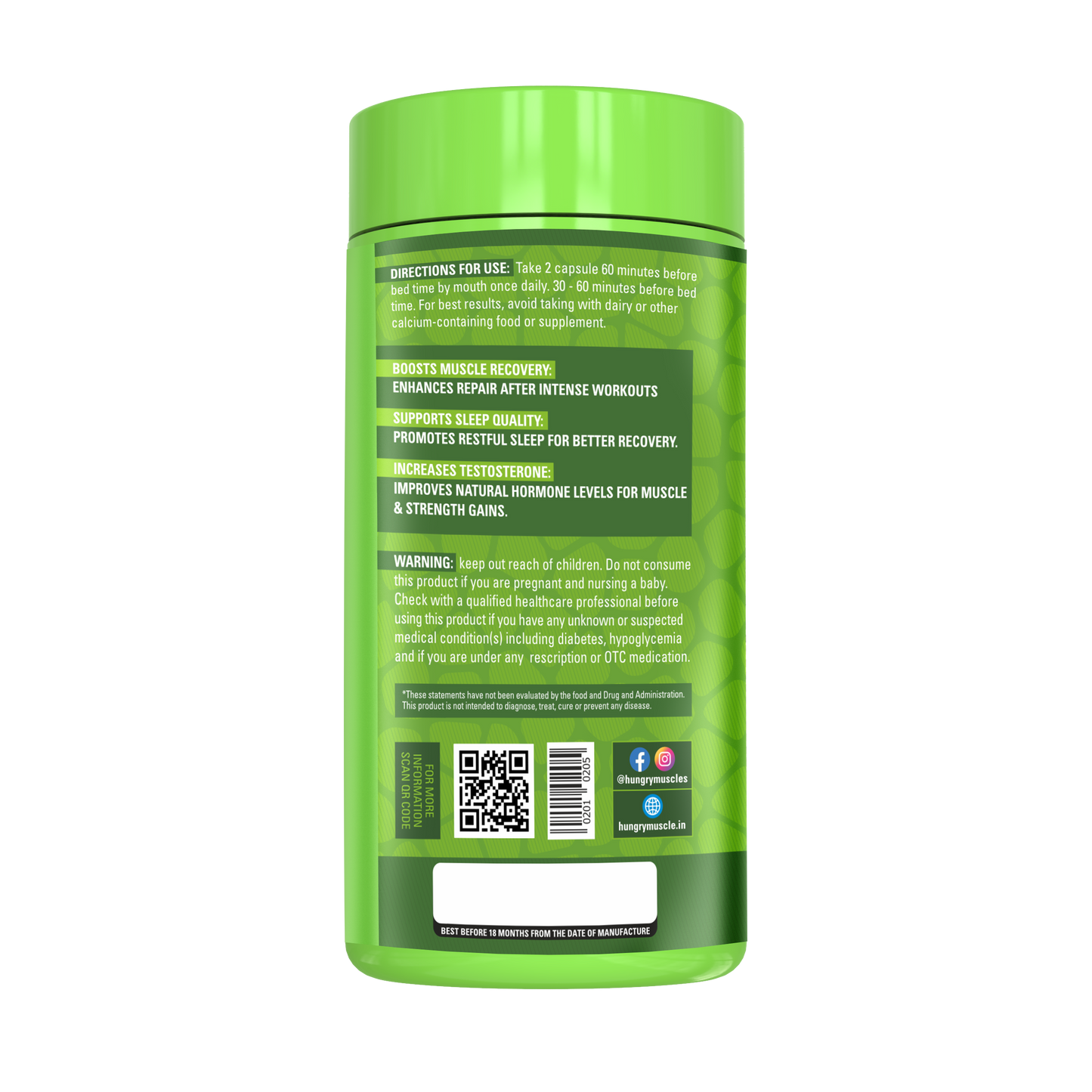 Hungry Muscles ZMA Plus